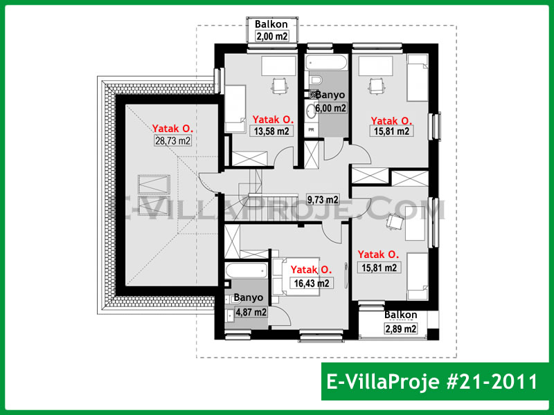 Model 21-2011 — 250 m², 2 storeys thumbnail 3