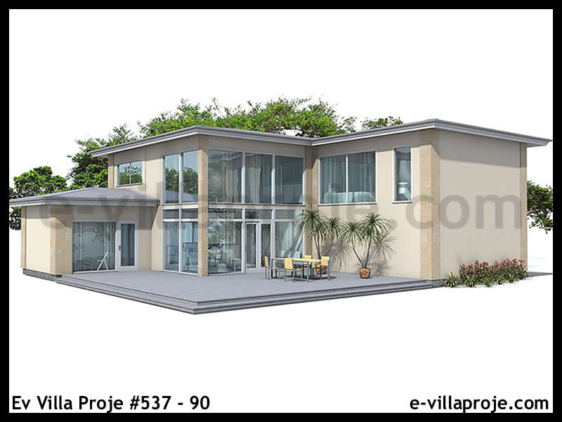 Model 537-90 — 250 m², 2 storeys - 537-90