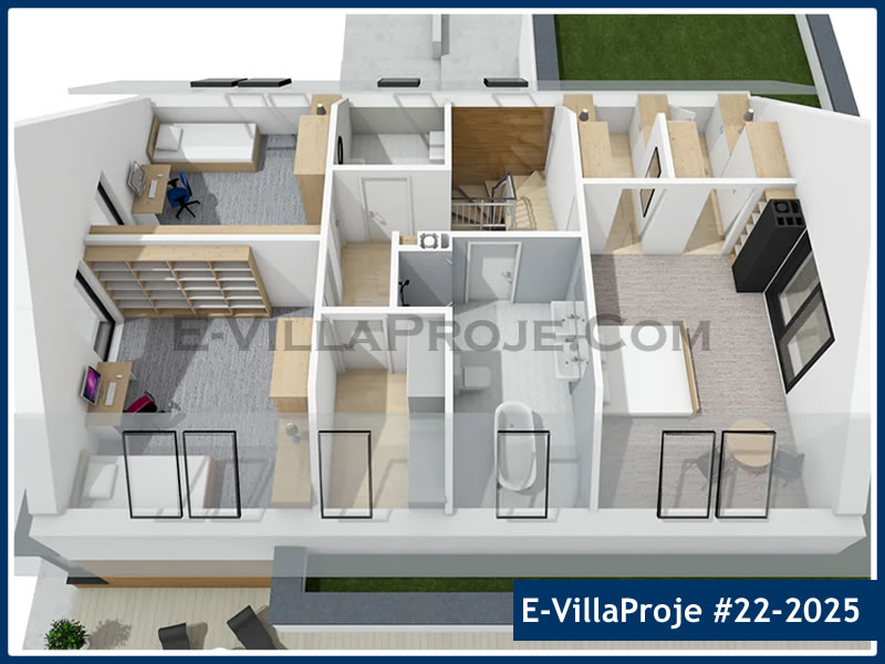 Model 22-2025 — 251 m², 2 storeys thumbnail 8