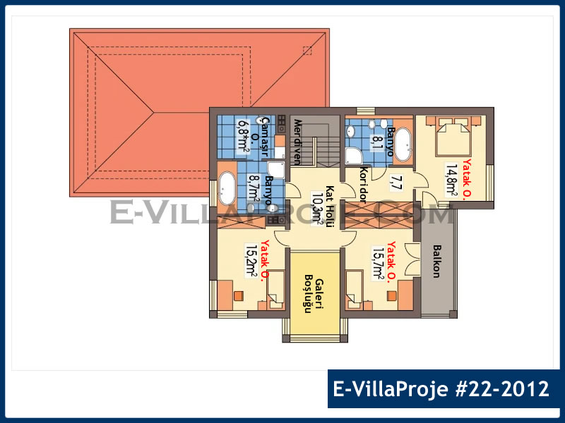 Model 22-2012 — 251 m², 2 storeys thumbnail 3