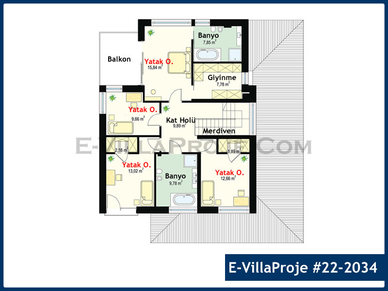 Model 22-2034 — 252 m², 2 storeys thumbnail 3