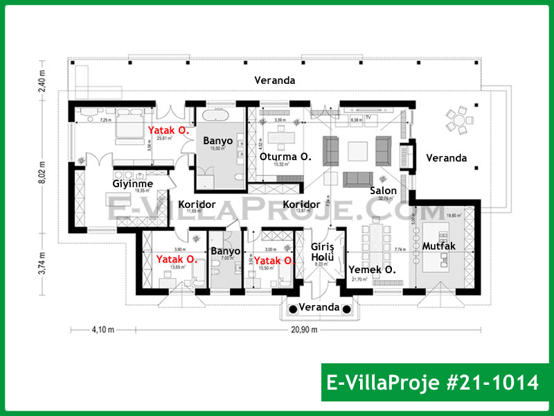 Model 21-1014 — 253 m², 1 storey thumbnail 2