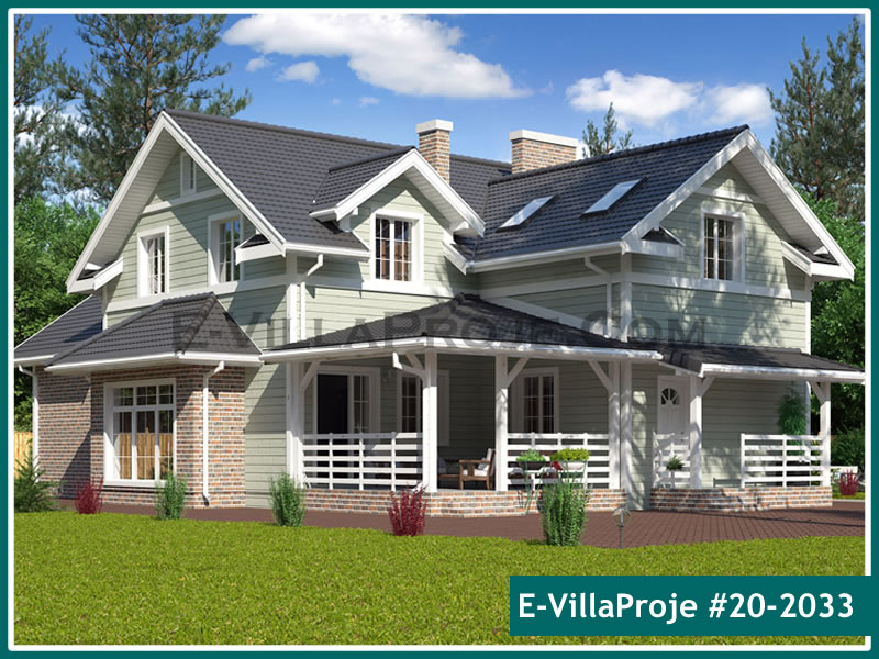 Model 20-2033 — 255 m², 2 storeys - 20-2033