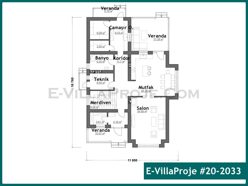 Model 20-2033 — 255 m², 2 storeys thumbnail 2