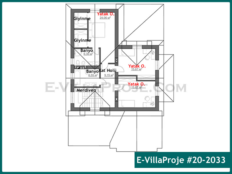 Model 20-2033 — 255 m², 2 storeys thumbnail 3