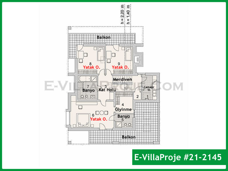 Model 21-2145 — 255 m², 2 storeys thumbnail 3