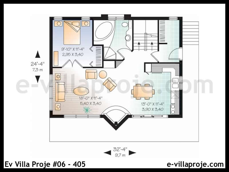 Model 06-405 — 255 m², 3 storeys thumbnail 2