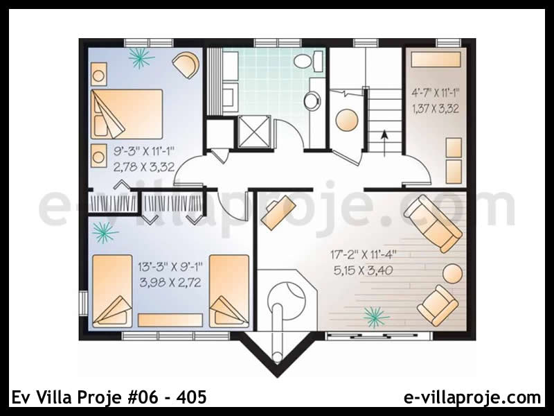 Model 06-405 — 255 m², 3 storeys thumbnail 4