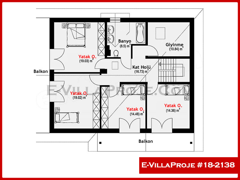 Model 18-2138 — 256 m², 2 storeys thumbnail 3