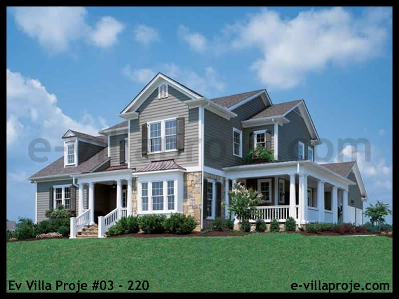 Model 03-220 — 256 m², 2 storeys - 03-220