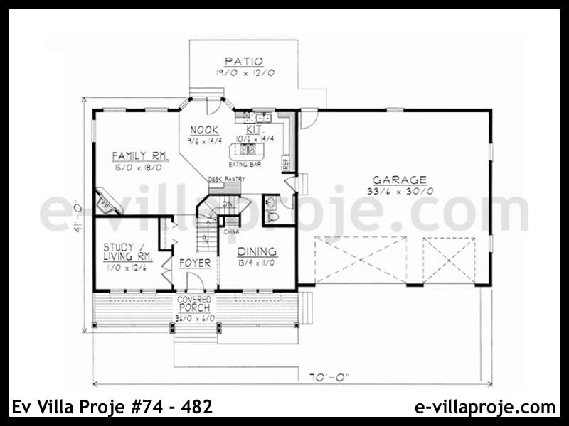 Model 74-482 — 257 m², 2 storeys thumbnail 2