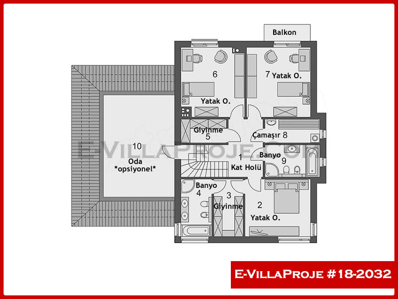 Model 18-2032 — 257 m², 2 storeys thumbnail 3