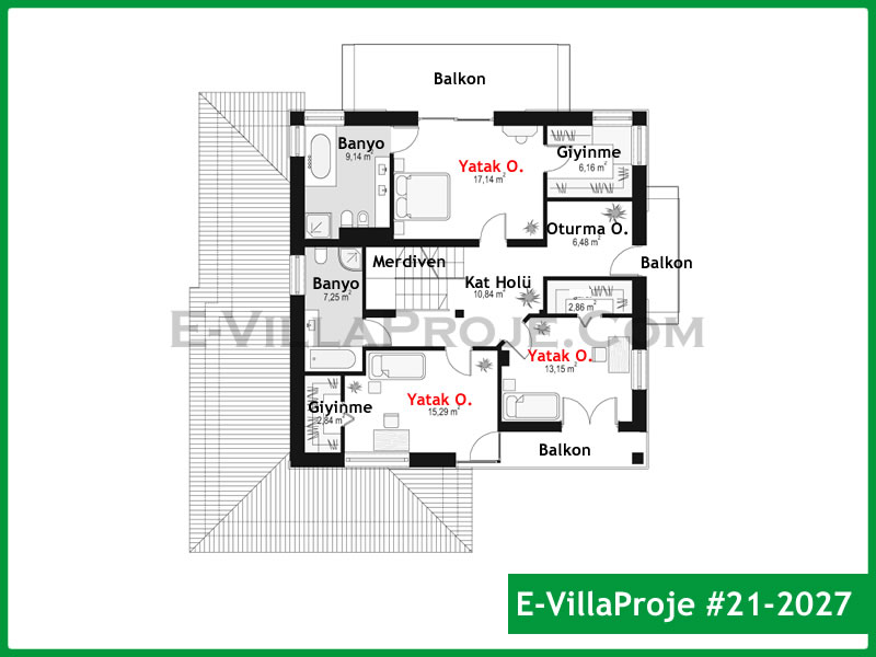 Model 21-2027 — 257 m², 2 storeys thumbnail 3