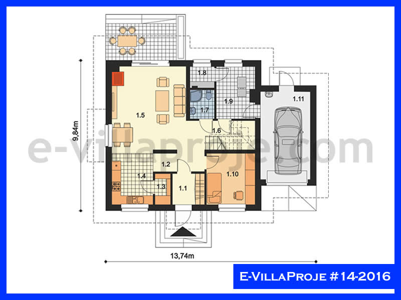 Model 14-2016 — 258 m², 2 storeys thumbnail 2