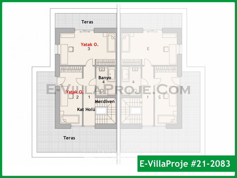 Modell 21-2083 — 260 m², 3 Geschosse thumbnail 3