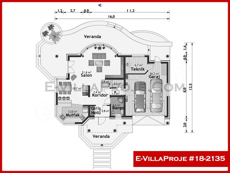 Model 18-2135 — 261 m², 2 storeys thumbnail 2