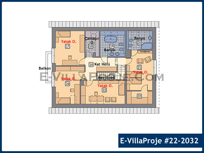 Model 22-2032 — 263 m², 2 storeys thumbnail 3