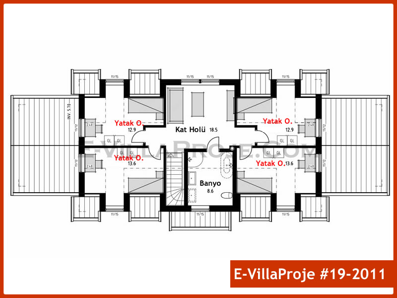 Model 19-2011 — 264 m², 2 storeys thumbnail 3