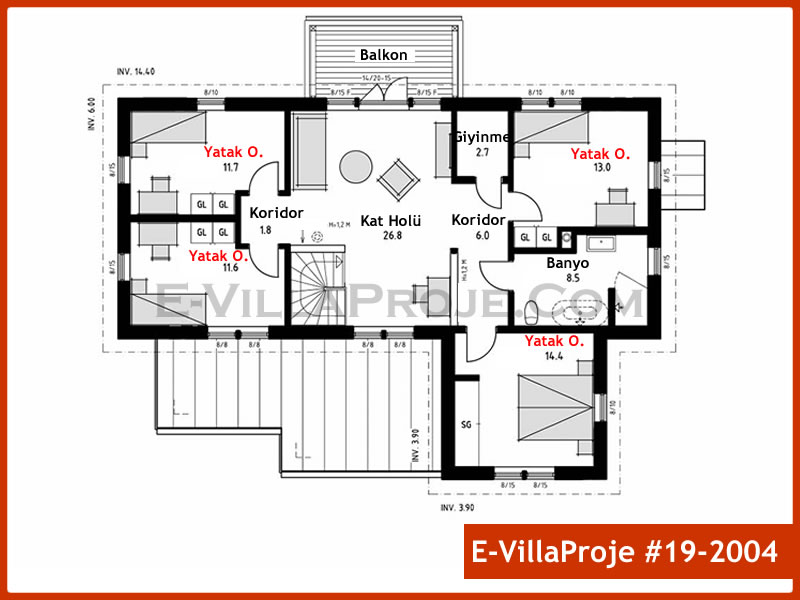 Model 19-2004 — 265 m², 2 storeys thumbnail 3