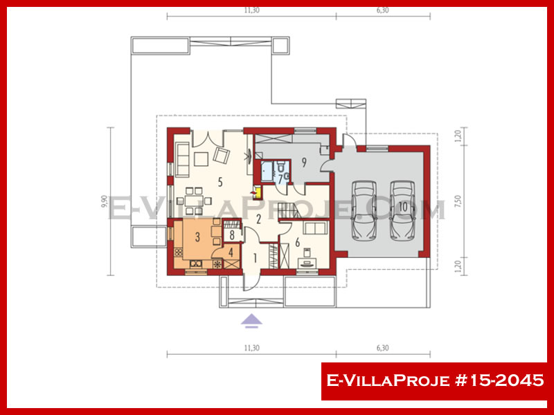 Model 15-2045 — 265 m², 1 storey thumbnail 2