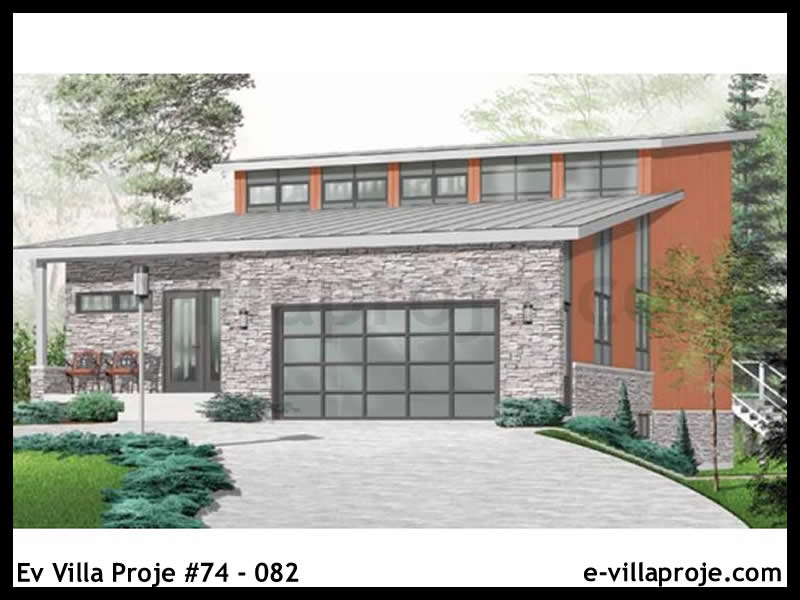Model 74-082 — 267 m², 3 storeys - 74-082
