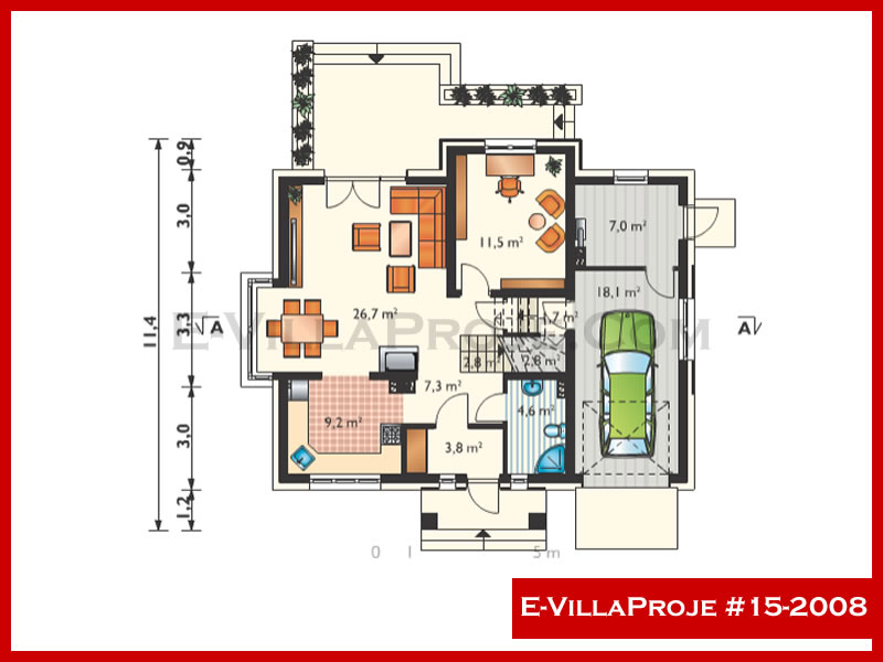 Model 15-2008 — 270 m², 2 storeys thumbnail 2