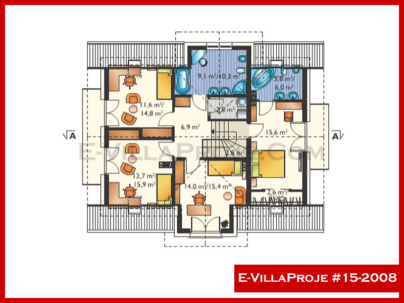 Model 15-2008 — 270 m², 2 storeys thumbnail 3