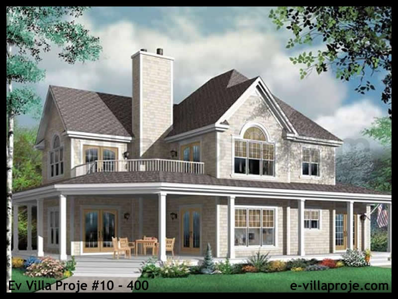 Model 10-400 — 270 m², 2 storeys - 10-400