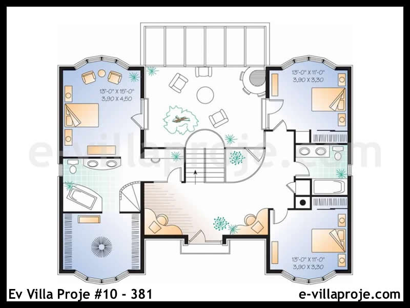 Model 10-381 — 271 m², 2 storeys thumbnail 3