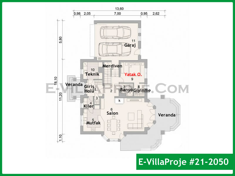 Model 21-2050 — 273 m², 2 Kat thumbnail 2