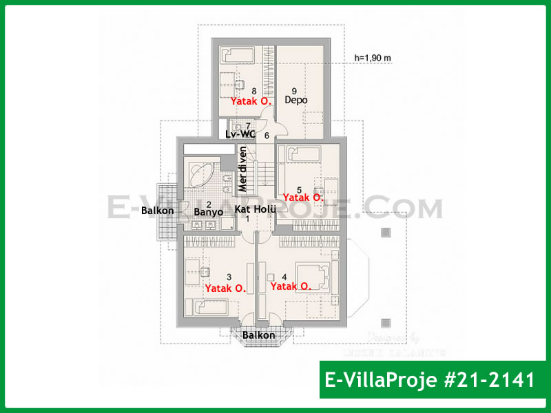 Model 21-2141 — 274 m², 2 storeys thumbnail 3