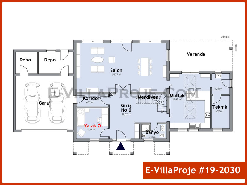 Model 19-2030 — 279 m², 2 storeys thumbnail 2