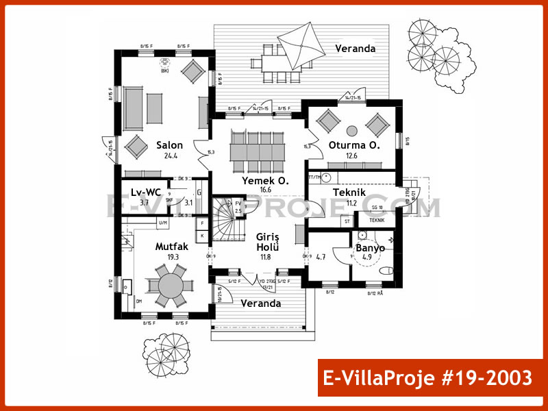 Model 19-2003 — 280 m², 2 storeys thumbnail 2