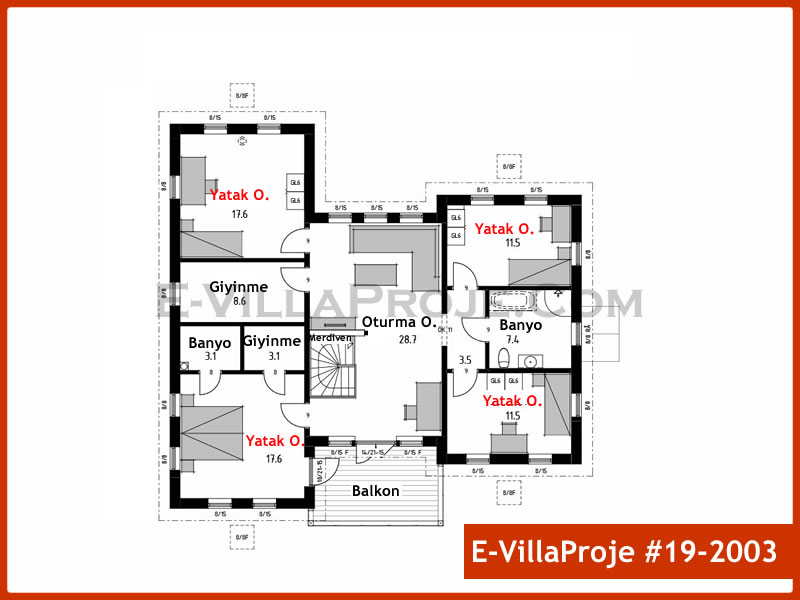 Model 19-2003 — 280 m², 2 storeys thumbnail 3