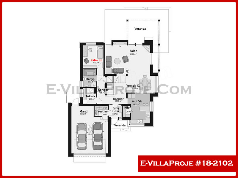Model 18-2102 — 280 m², 2 storeys thumbnail 2