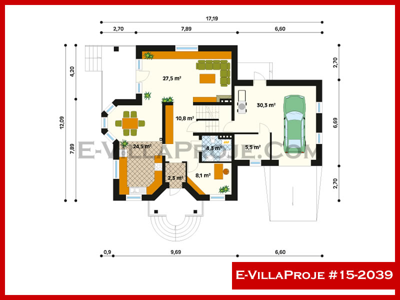 Model 15-2039 — 280 m², 2 storeys thumbnail 2