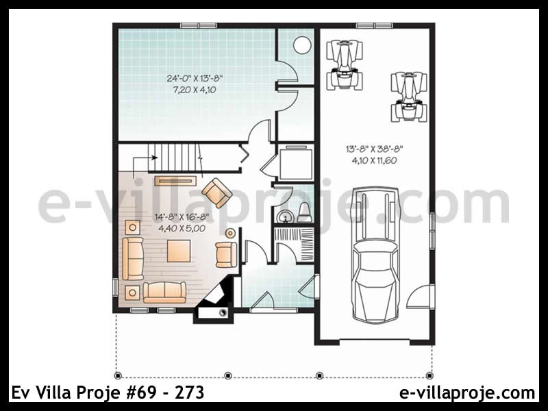 Model 69-273 — 285 m², 3 storeys thumbnail 3