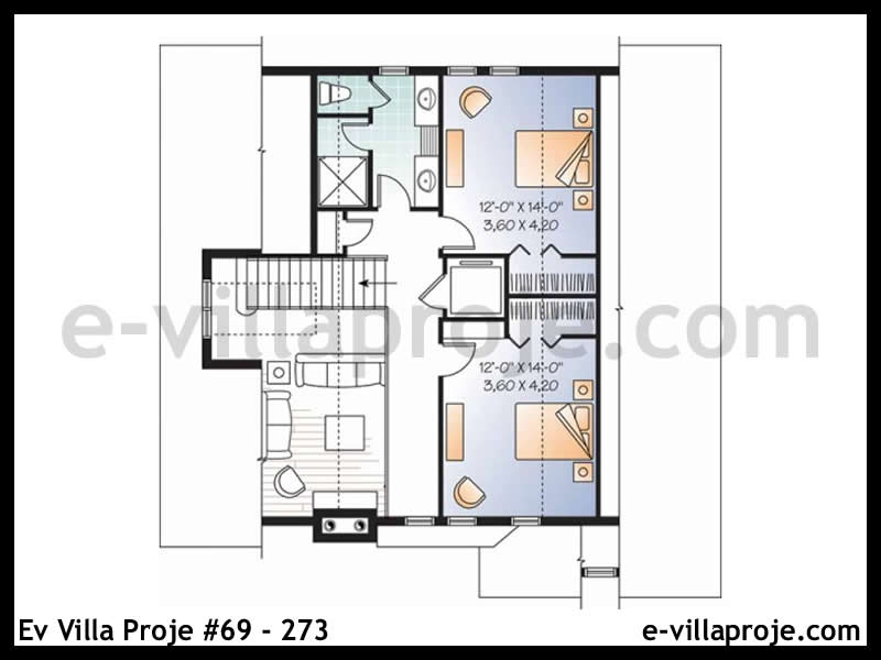 Model 69-273 — 285 m², 3 storeys thumbnail 4
