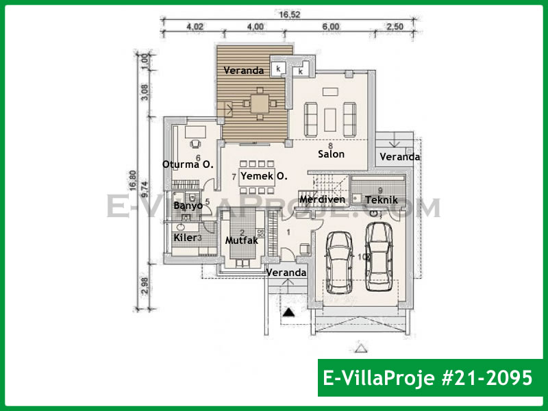 Model 21-2095 — 287 m², 2 storeys thumbnail 2