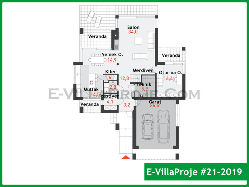 Model 21-2019 — 287 m², 2 storeys thumbnail 2
