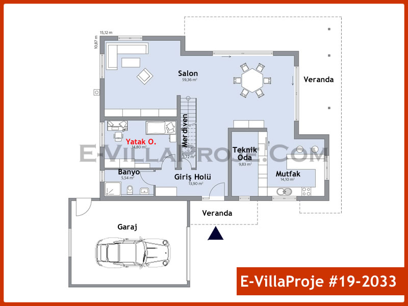 Modell 19-2033 — 287 m², 2 Geschosse thumbnail 2