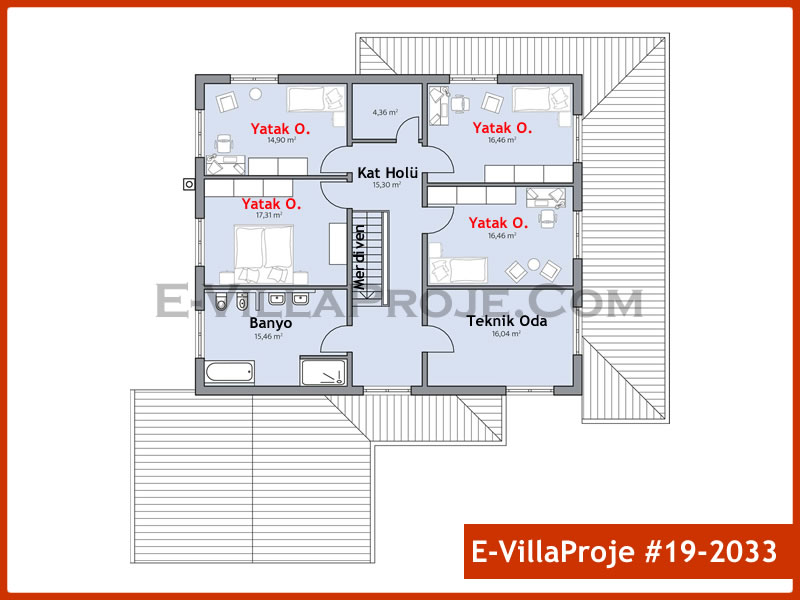 Modell 19-2033 — 287 m², 2 Geschosse thumbnail 3