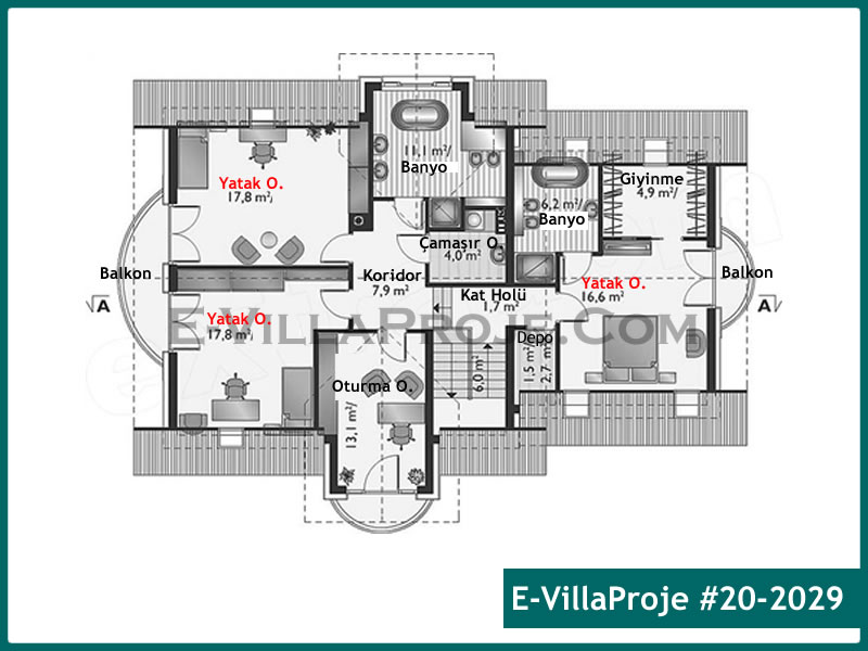 Model 20-2029 — 290 m², 2 storeys thumbnail 3