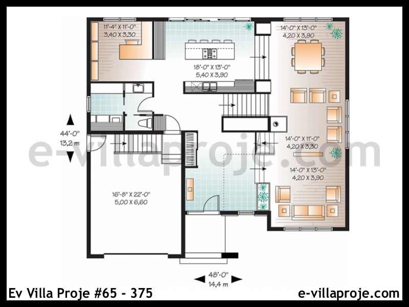Model 65-375 — 290 m², 2 storeys thumbnail 2