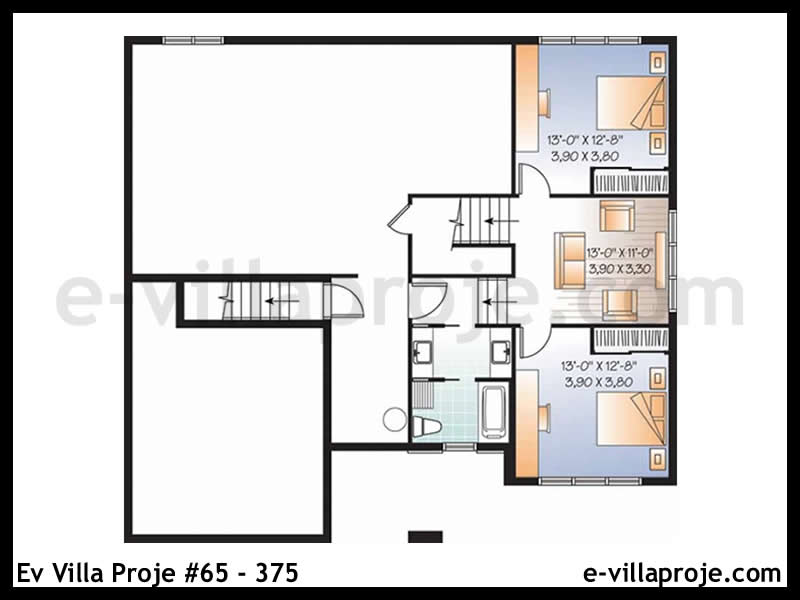 Model 65-375 — 290 m², 2 storeys thumbnail 4