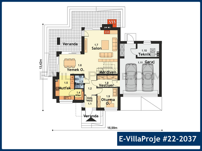 Model 22-2037 — 296 m², 2 storeys thumbnail 2