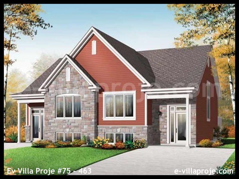 Model 75-463 — 298 m², 2 storeys - 75-463