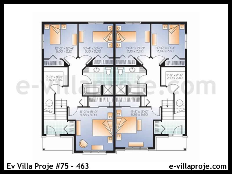 Model 75-463 — 298 m², 2 storeys thumbnail 3