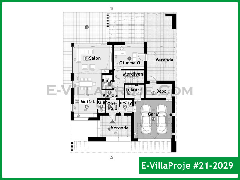 Model 21-2029 — 298 m², 2 storeys thumbnail 2