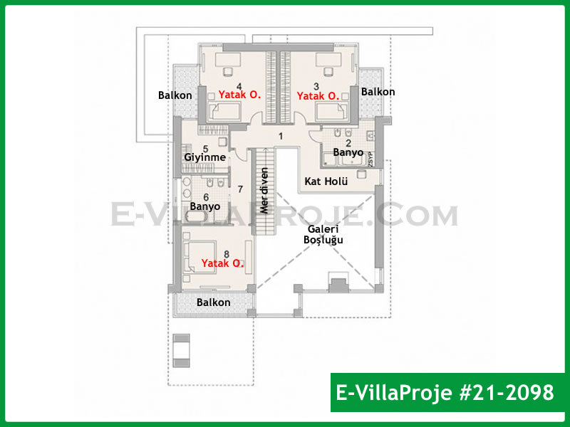 Model 21-2098 — 299 m², 2 storeys thumbnail 3